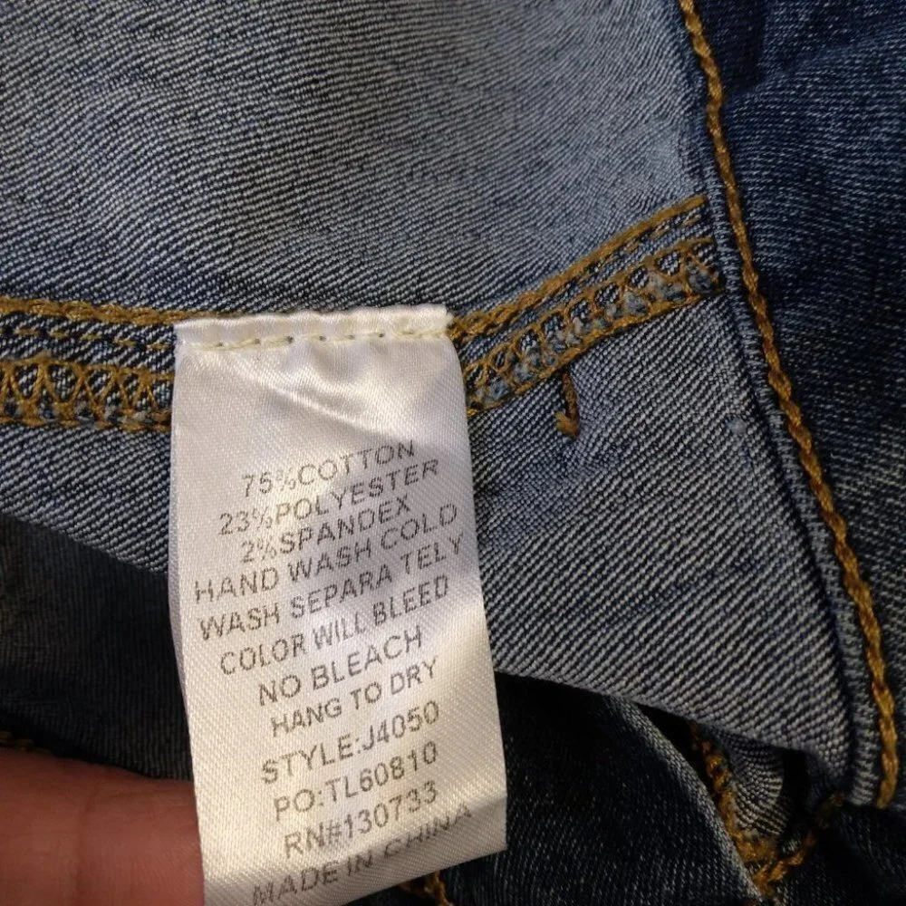 Umgee Denim Stretch Crop Jeans Size 7